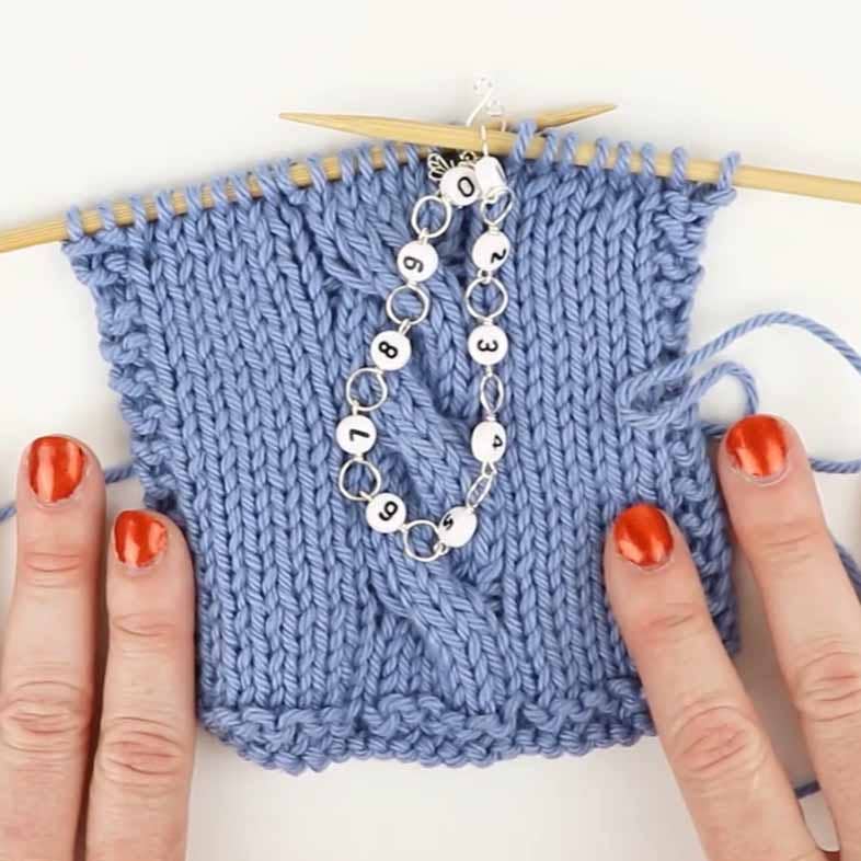 Yarn Ball Circle Chain Row Counter - Granite State Yarns