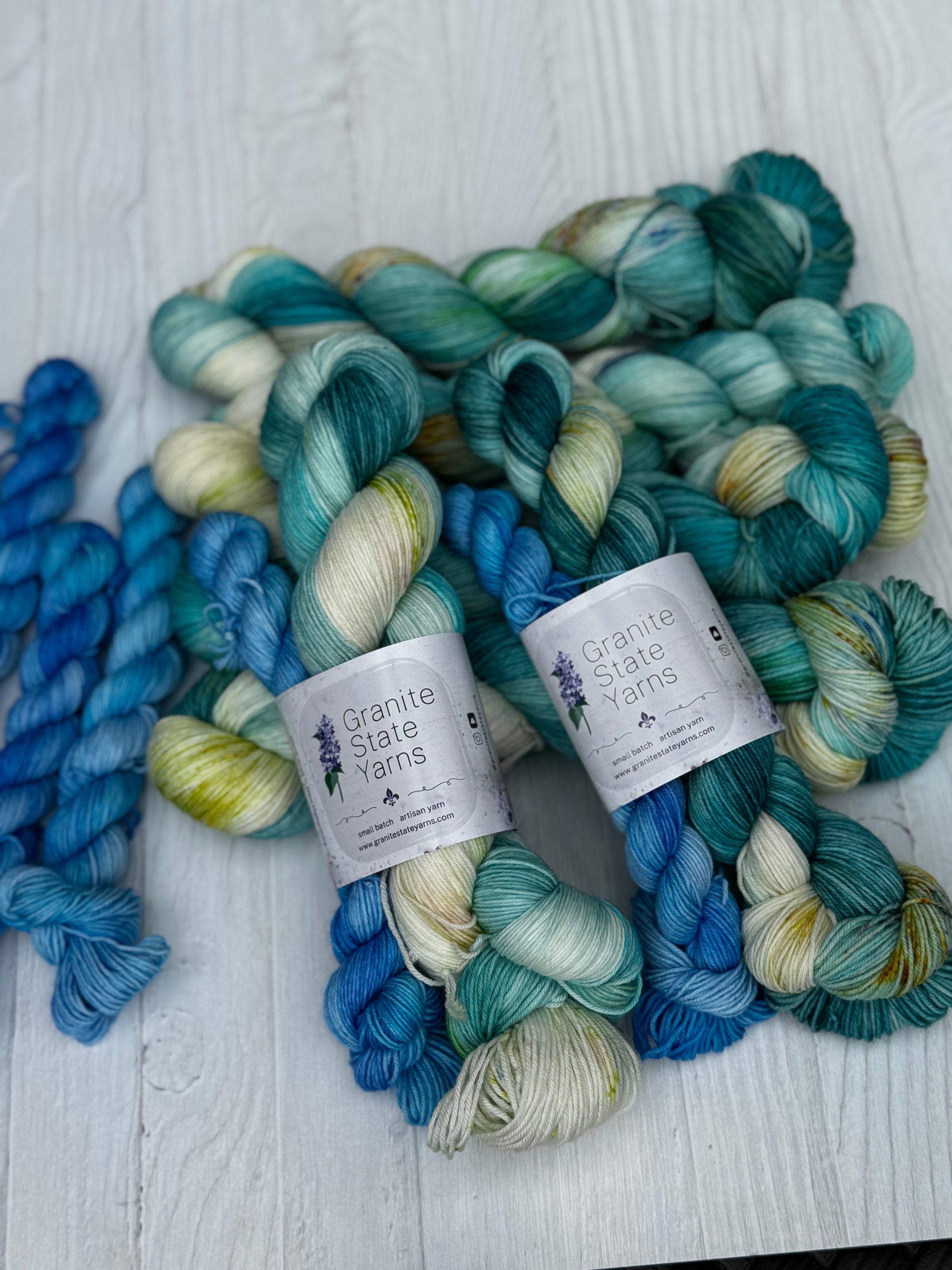 Knitting by the Pool Sock Yarn - Granite State Yarns