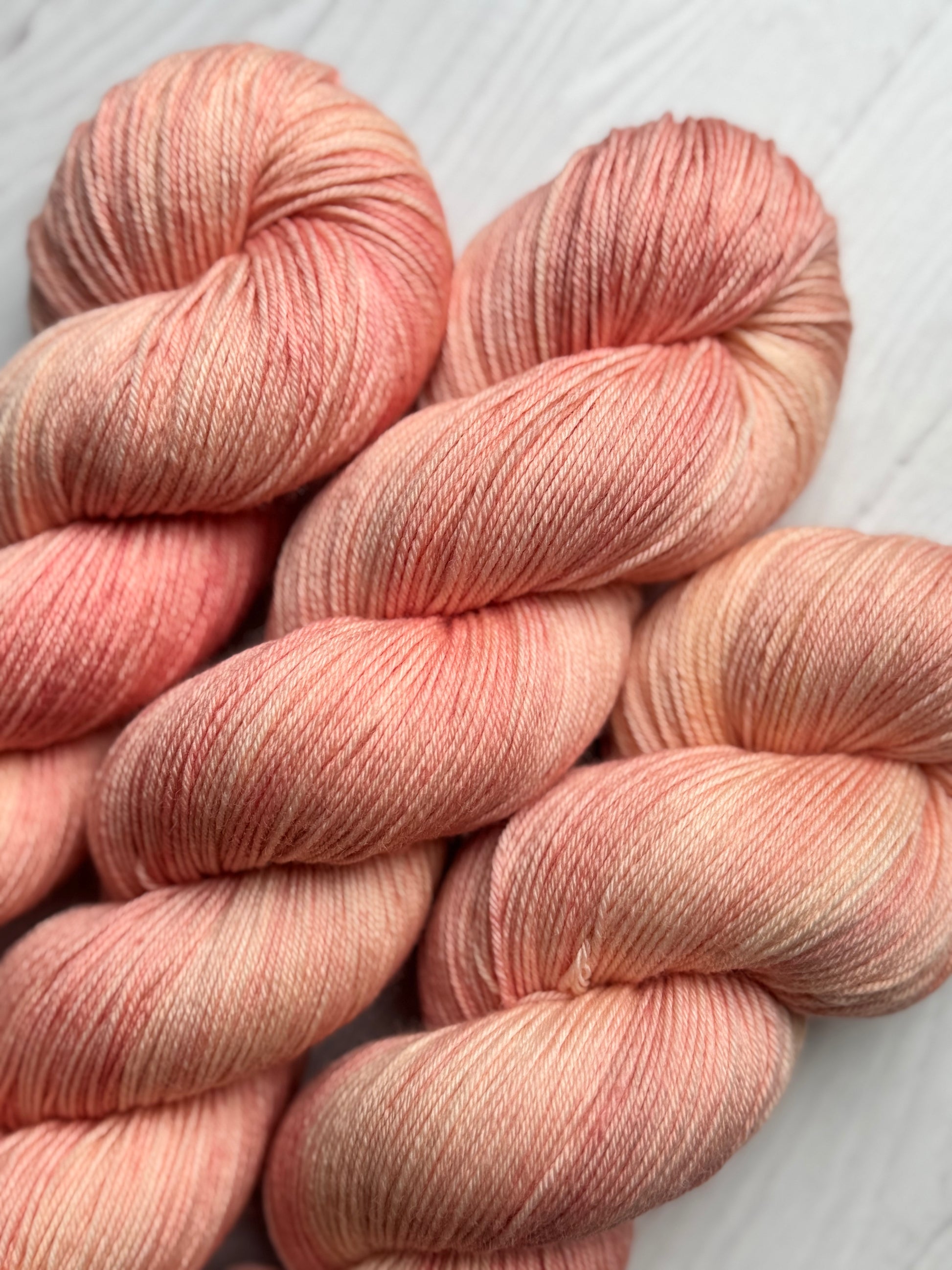 Just Peachy Sock Yarn - Granite State Yarns