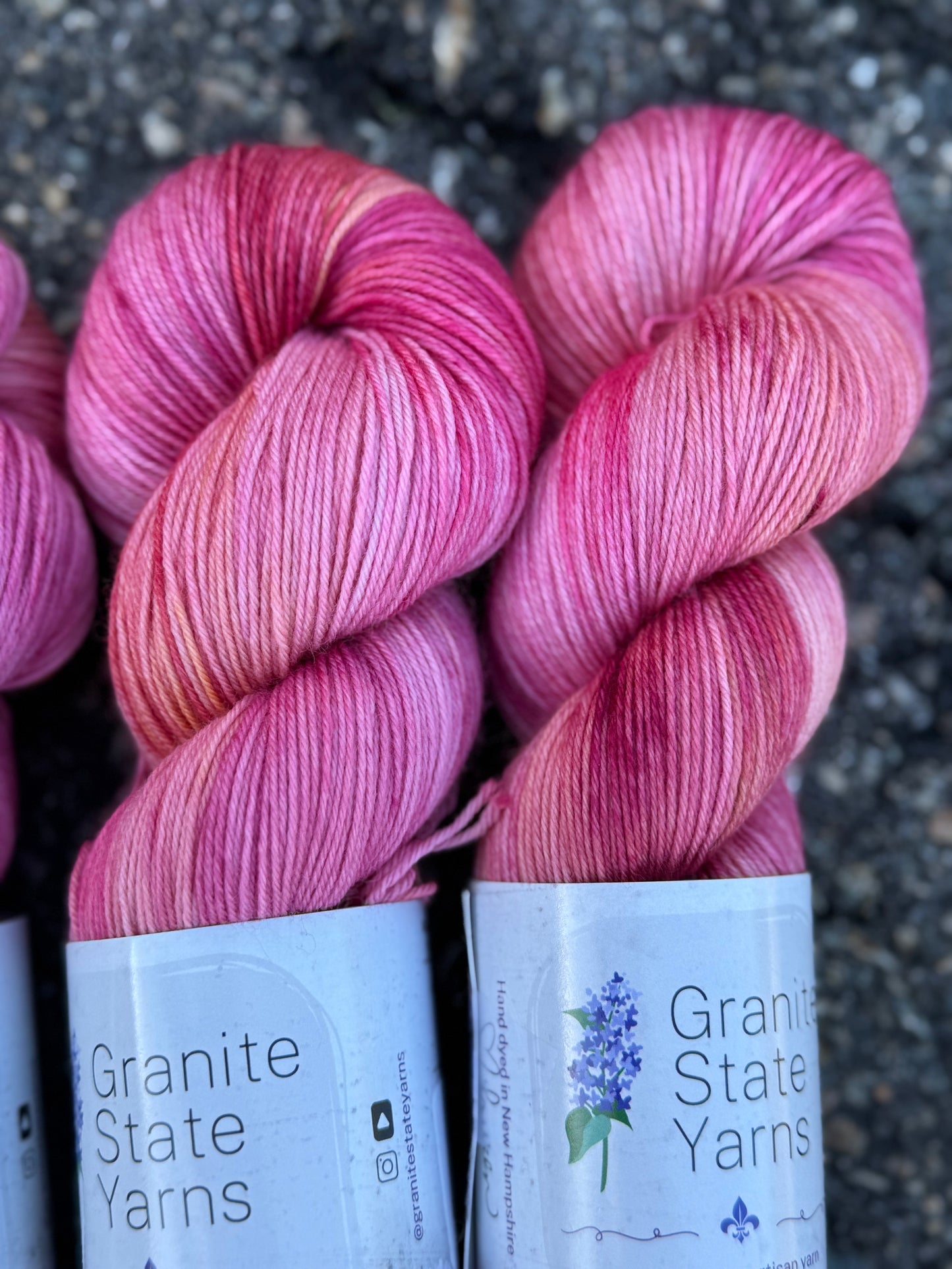 Cranberry Sauce Sock Yarn