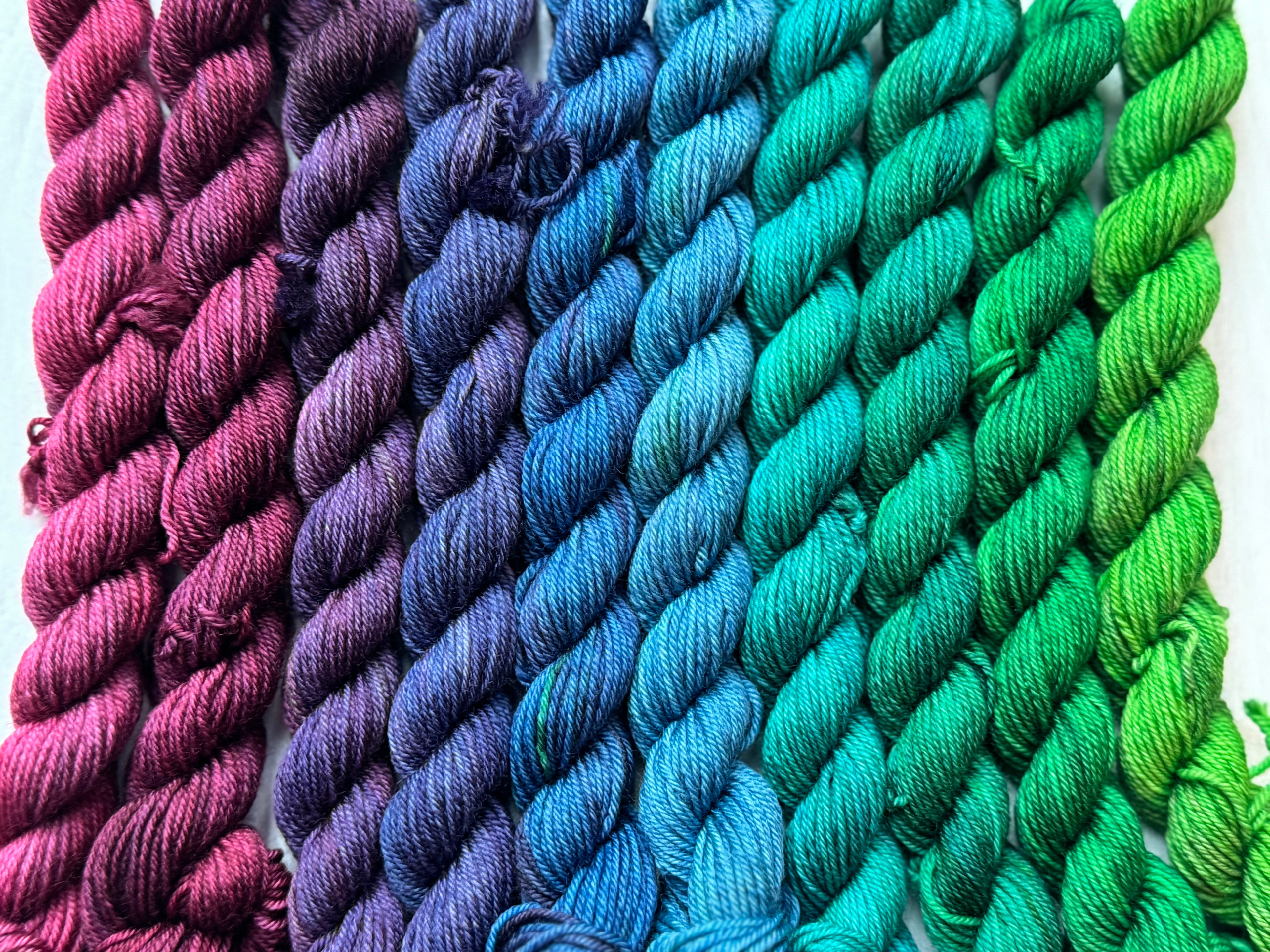 Gemstone Fade Micro-skein Set LIMITED EDITION - Granite State Yarns