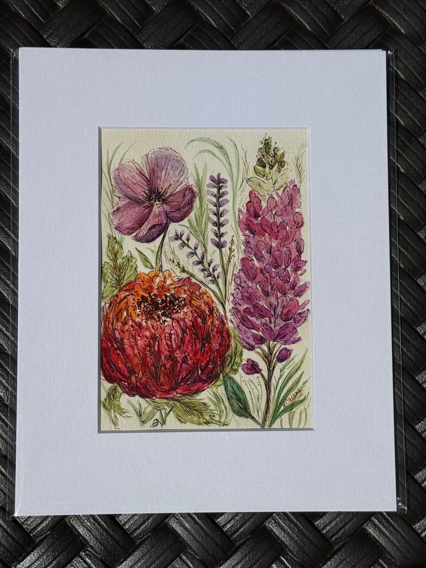 "Floral Series #4” Original Watercolor Painting