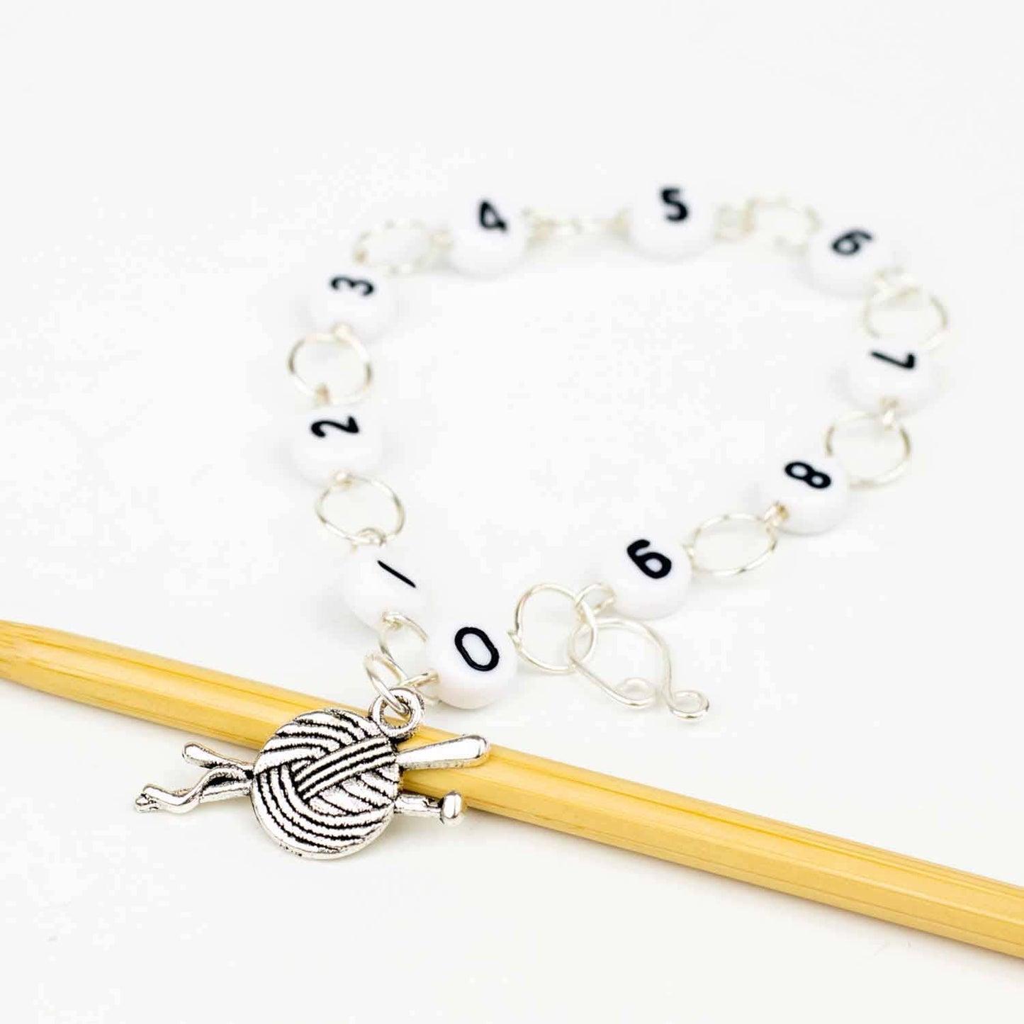 Yarn Ball Circle Chain Row Counter - Granite State Yarns