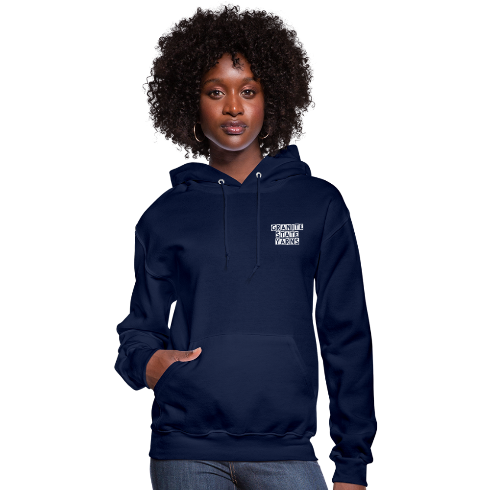 I Knit Past My Bedtime Women's Hoodie - navy