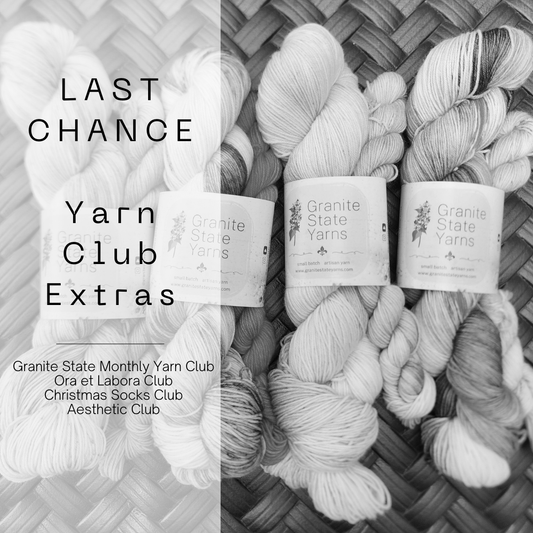 Yarn Club Extras - Granite State Yarns
