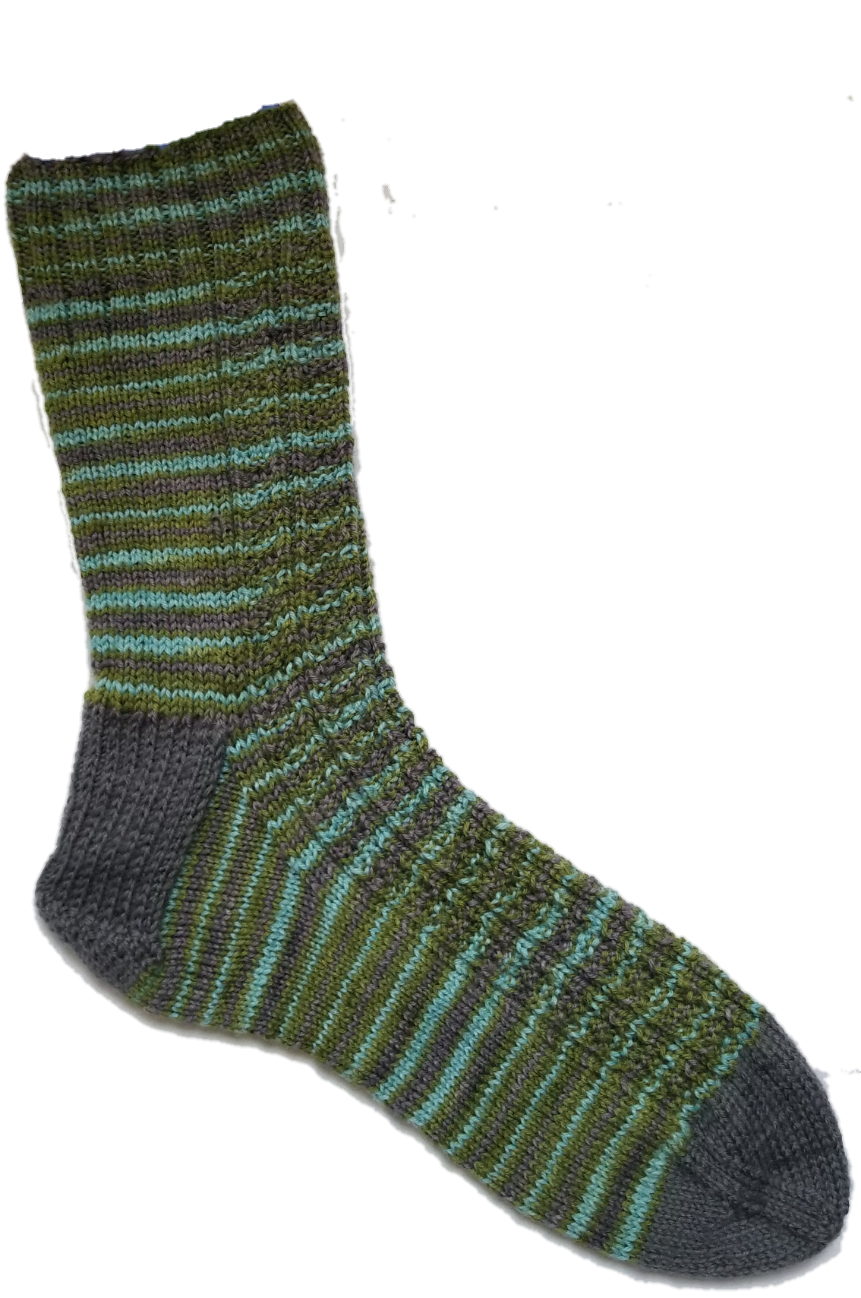 Arethusa Falls Sock PDF Knitting Pattern - Granite State Yarns