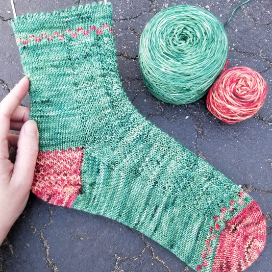 Bartlett Socks PDF Knitting Pattern - Granite State Yarns