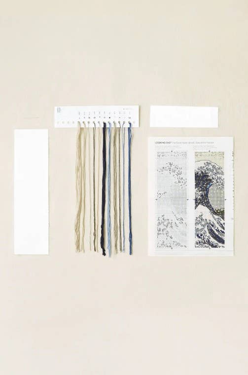 The Great Wave Cross Stitch Bookmark Kit BL1146/RE/73