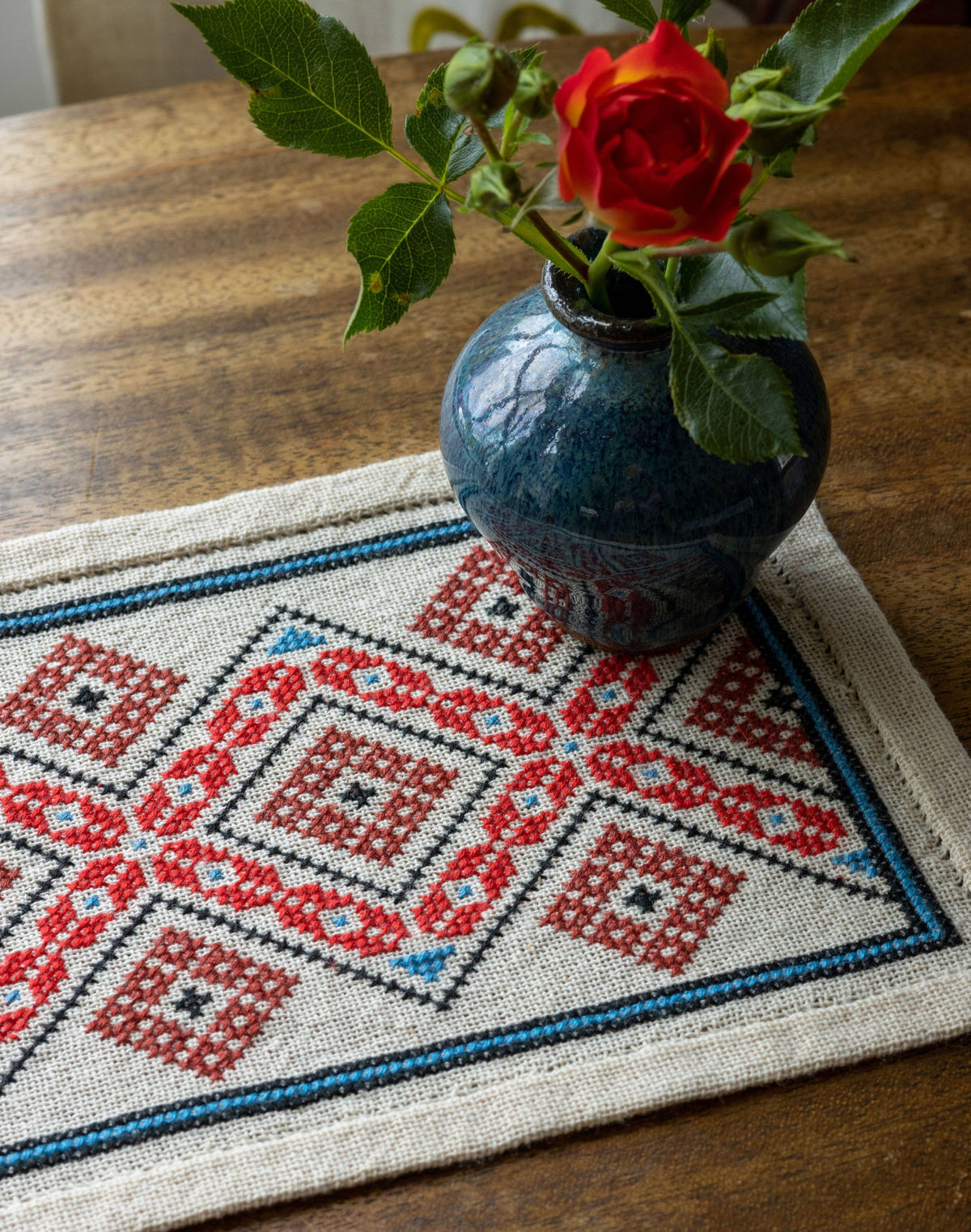 BitKit Balkan Diamond cross stitch kit - Granite State Yarns