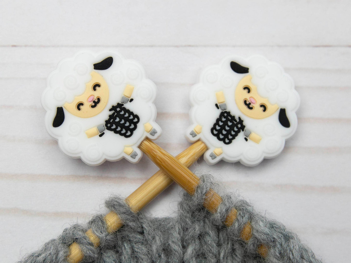 *Small Hole* Knitting Sheep | Stitch Stoppers