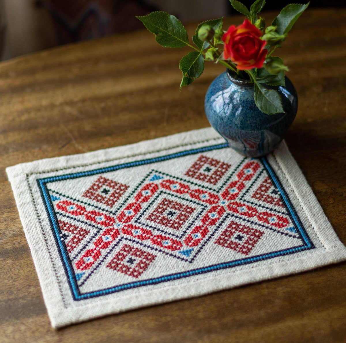BitKit Balkan Diamond cross stitch kit - Granite State Yarns