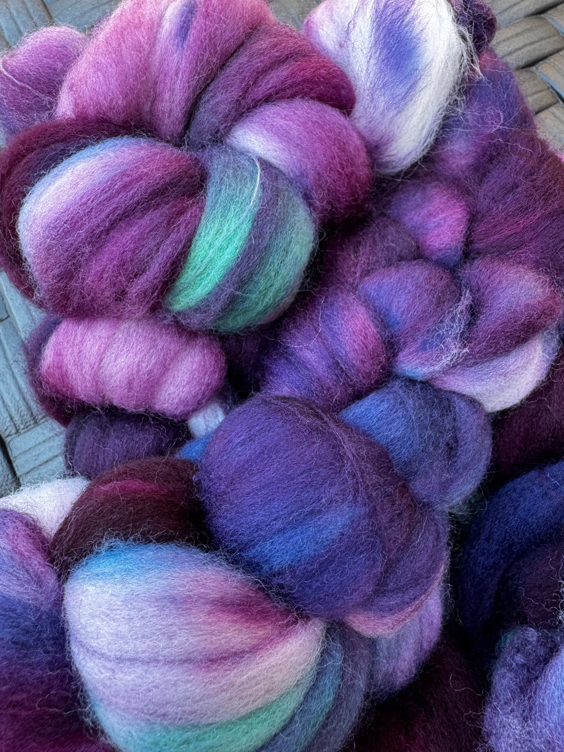 The Wonder of it All Sock Blend ROVING - Granite State Yarns