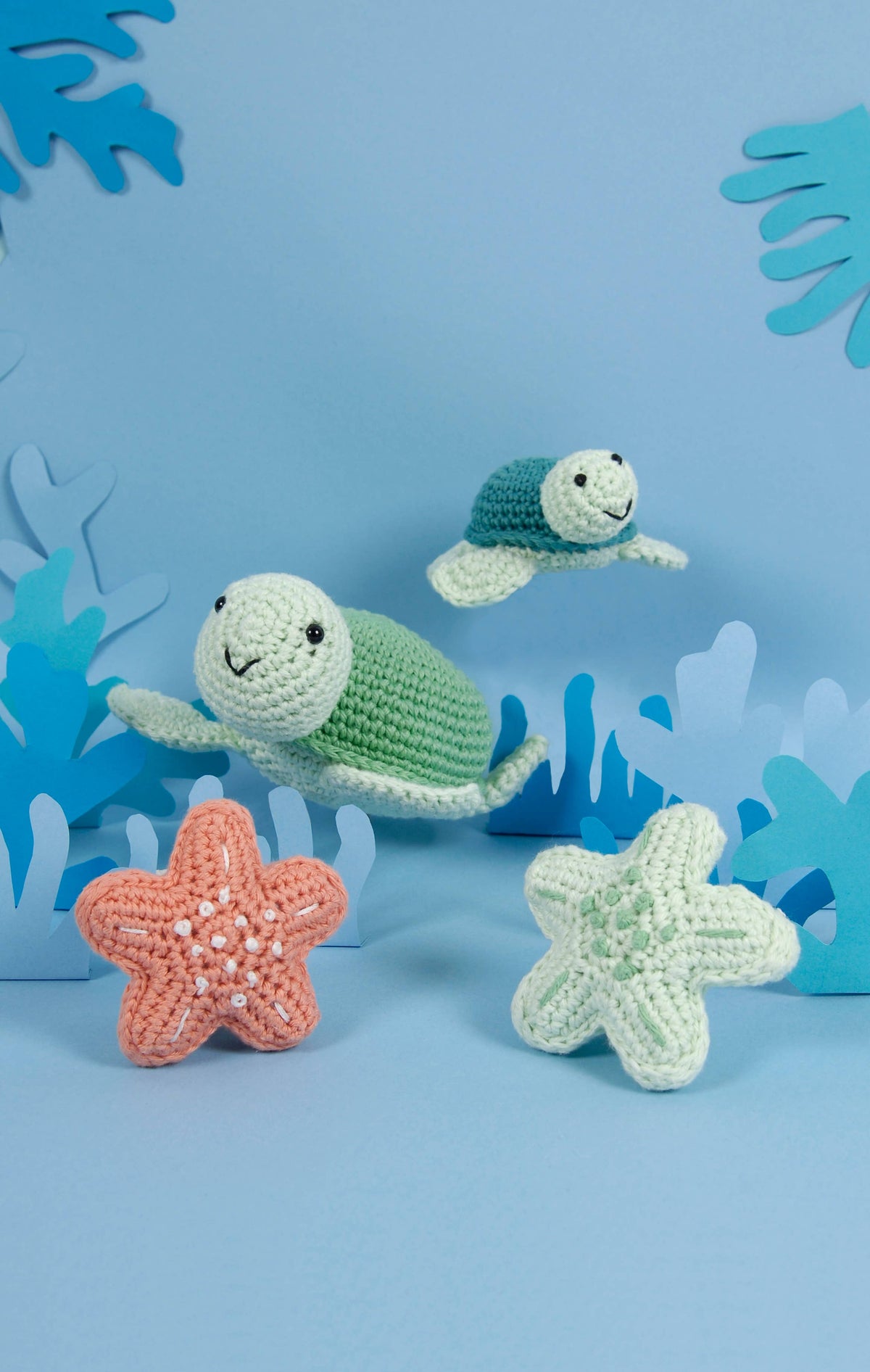 NEW DMC Turtles and Starfish Amigurumi Kit