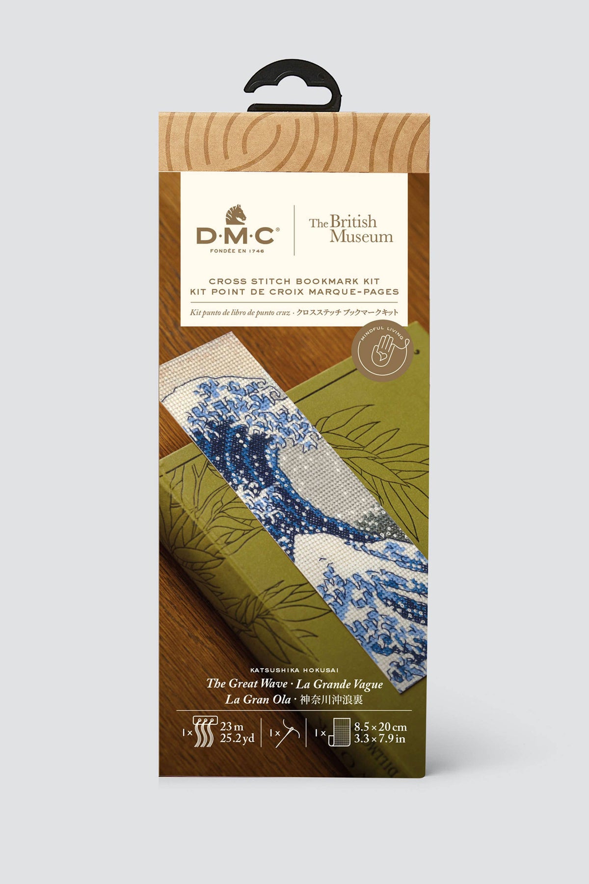 The Great Wave Cross Stitch Bookmark Kit BL1146/RE/73