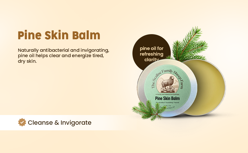 Pine Skin Balm – Natural Moisturizing Pine Balm (2 oz)