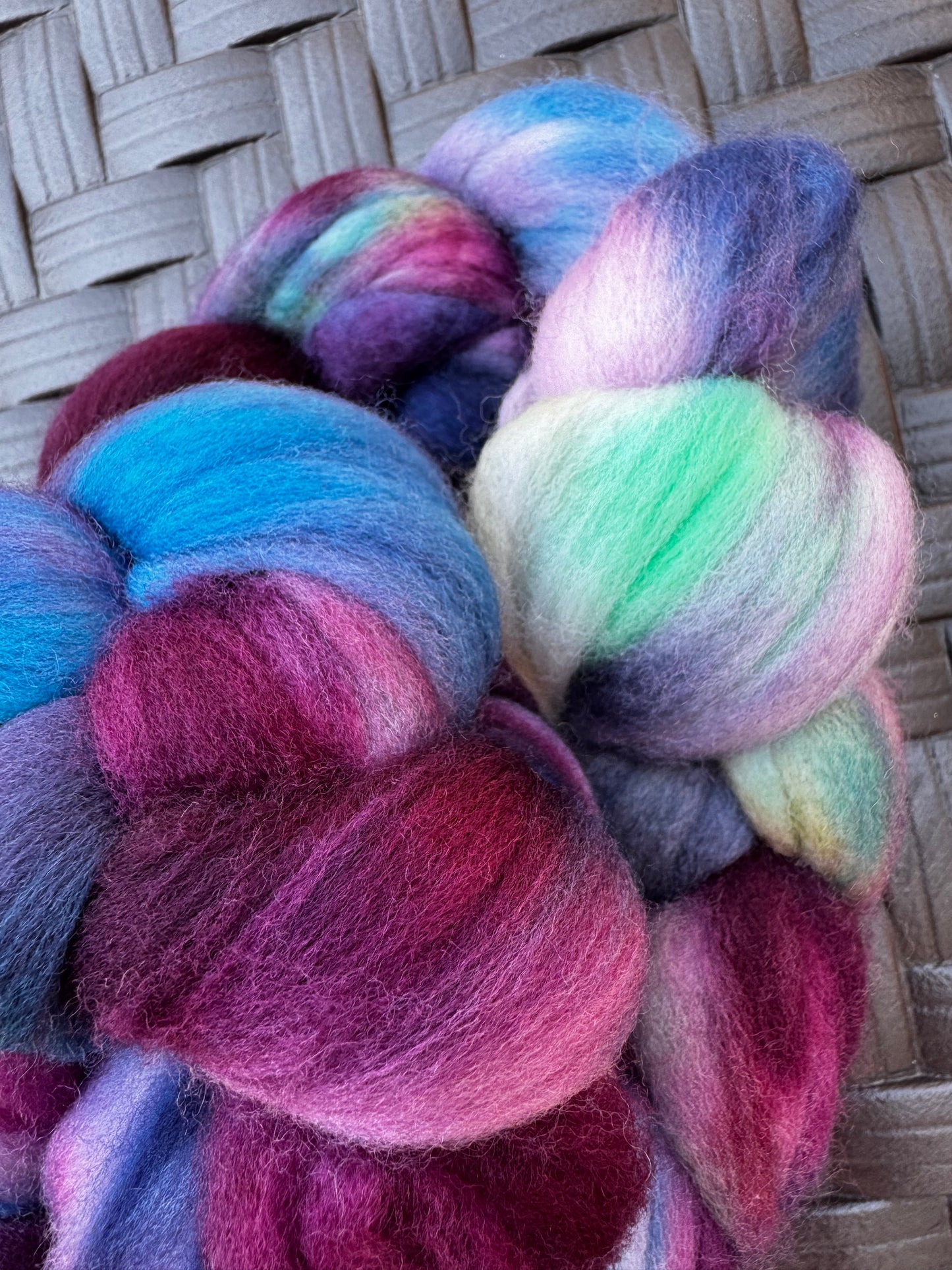 The Wonder of it All Sock Blend ROVING - Granite State Yarns