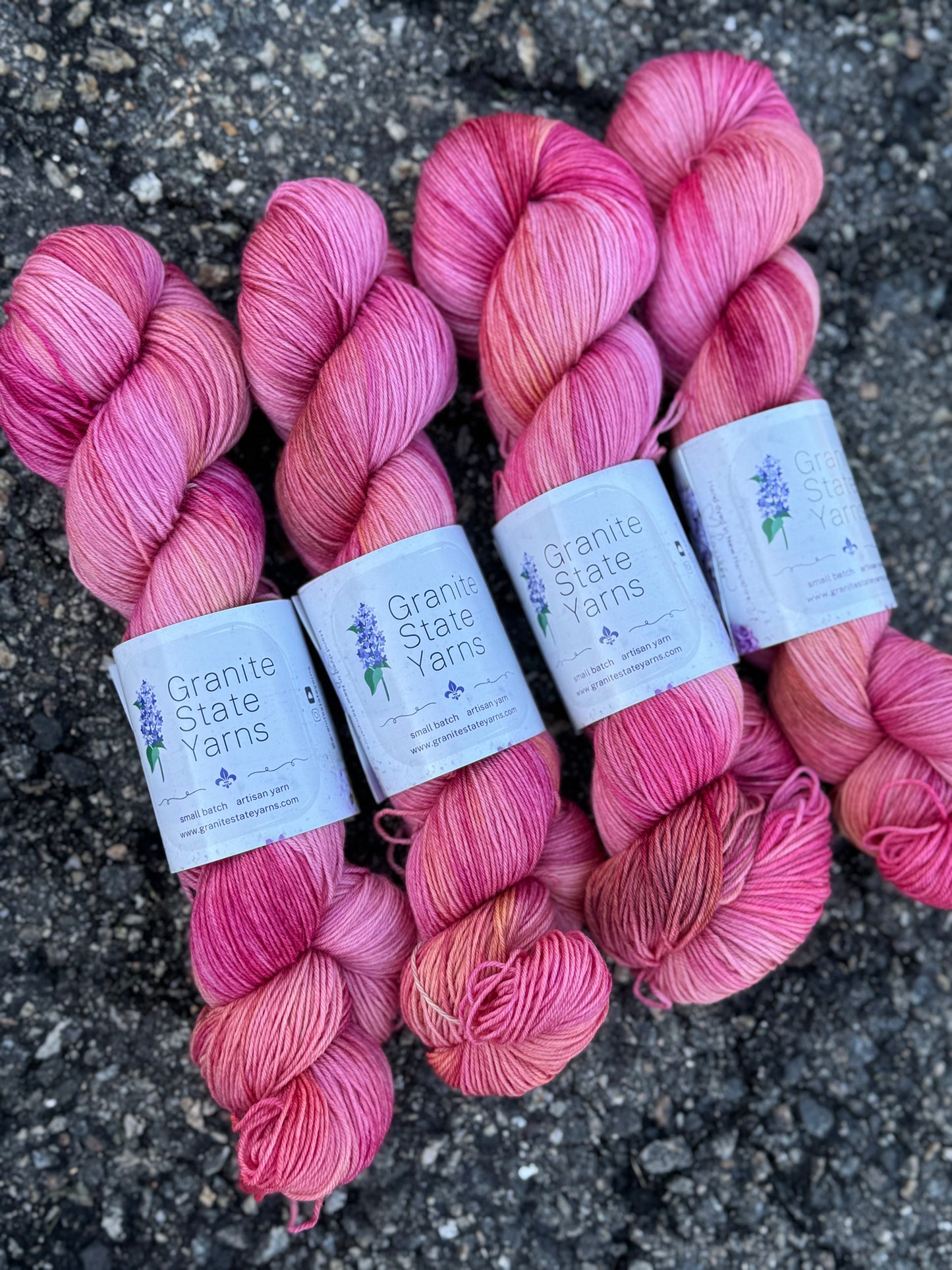 Cranberry Sauce Sock Yarn