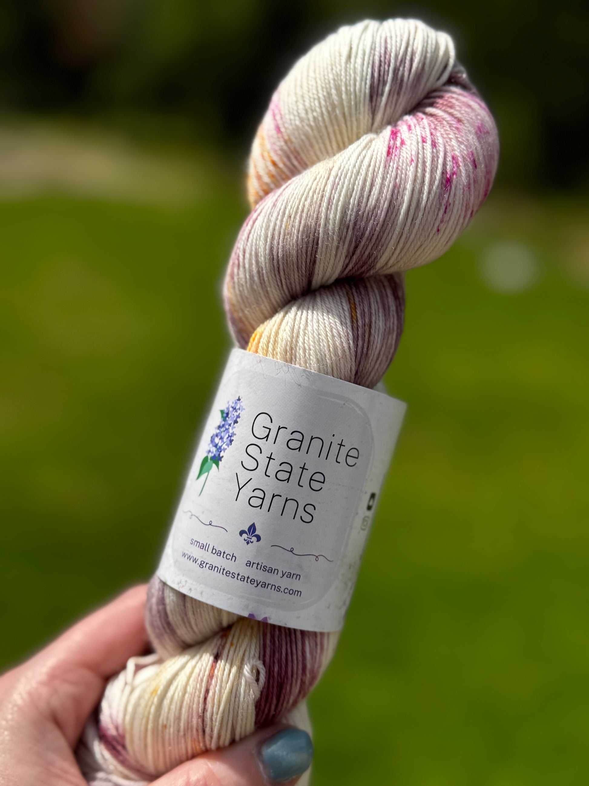 Surrounded by Love Sock Yarn - Granite State Yarns