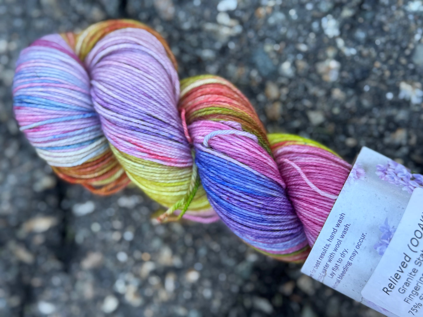 Relieved OOAK Sock Yarn