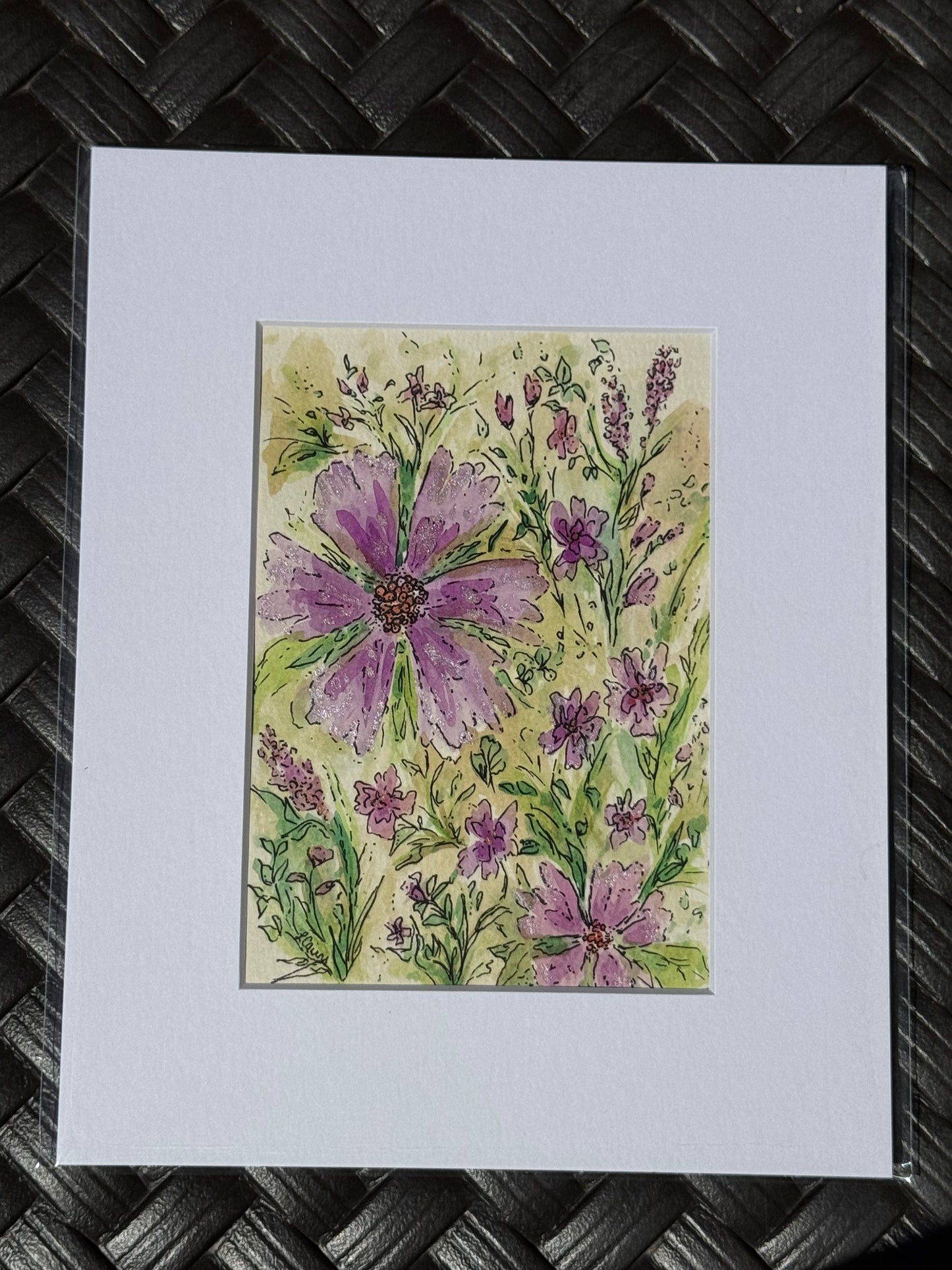 "Floral Series #1" Original Watercolor Painting