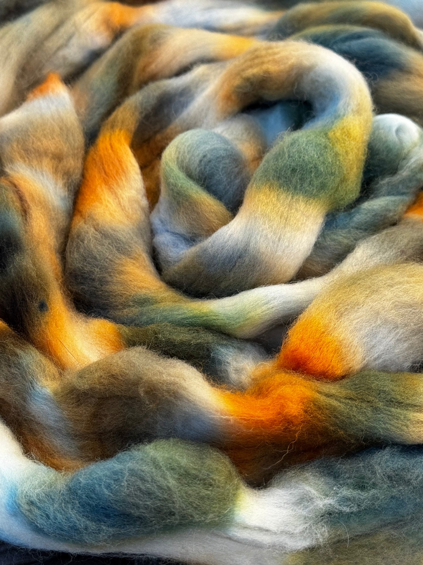 Evenings at the Cabin 100% Merino Wool ROVING FIBER