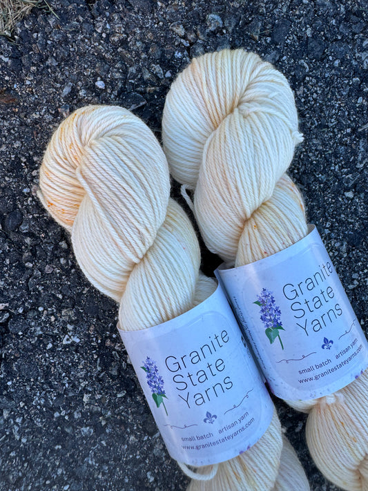 Toasted Marshmallow Sock Yarn - Granite State Yarns