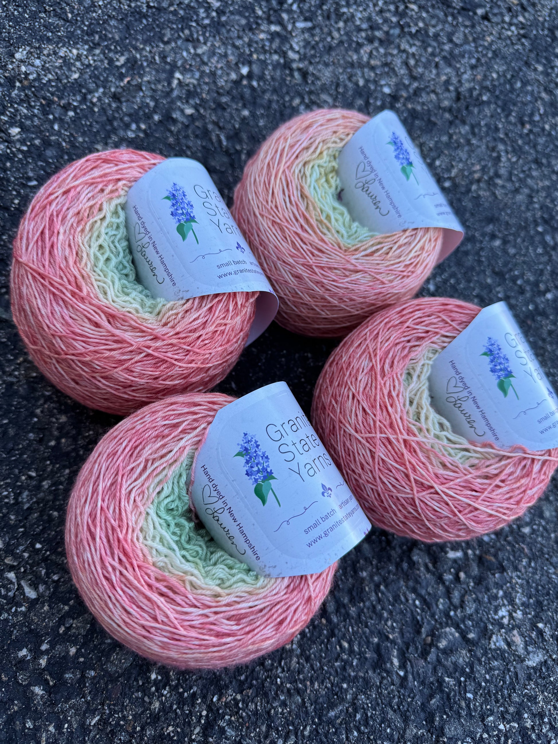 Just Peachy GRADIENT Yarn - Granite State Yarns