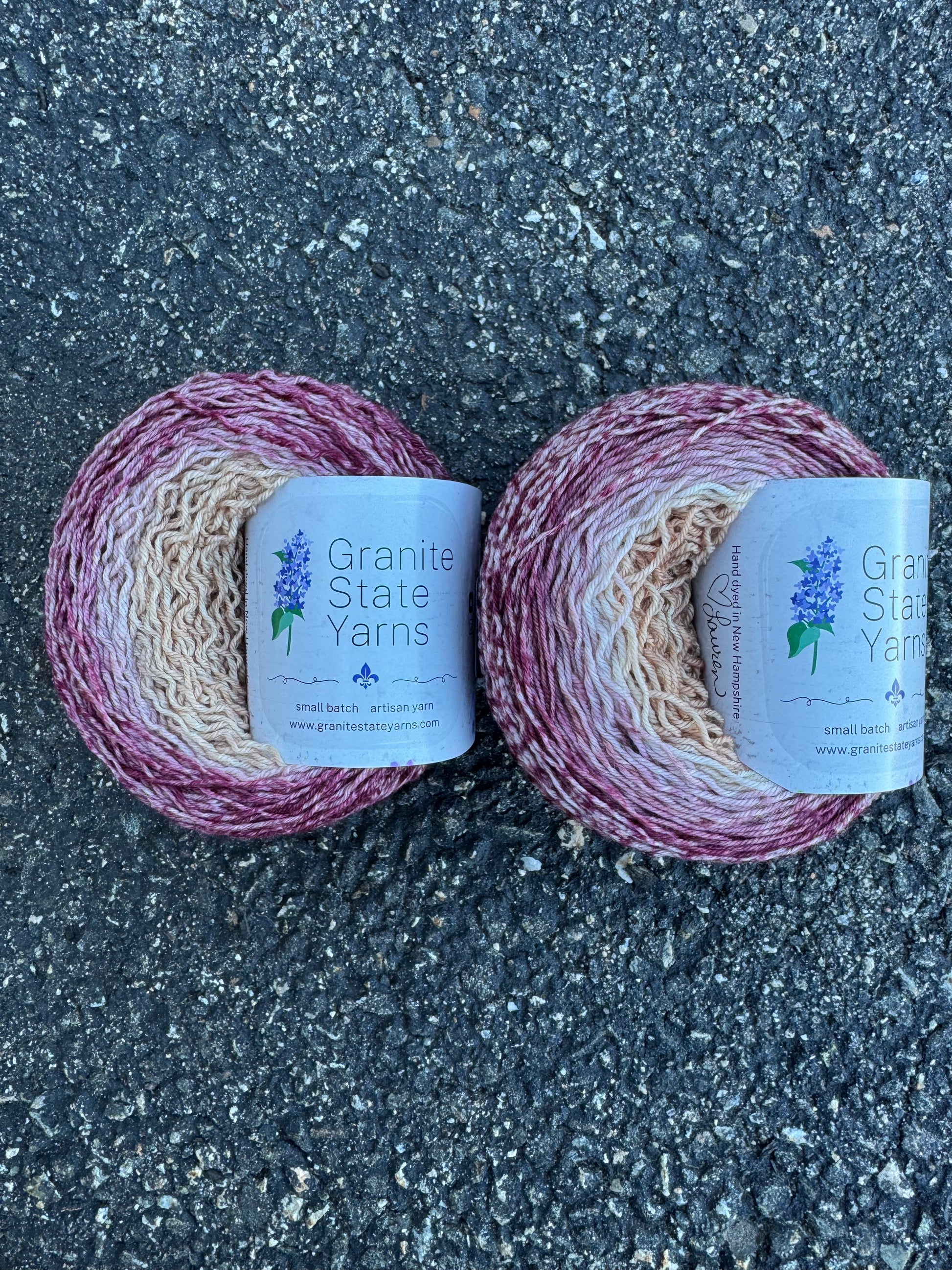 Cranberry Sauce GRADIENT Sock Yarn - Granite State Yarns