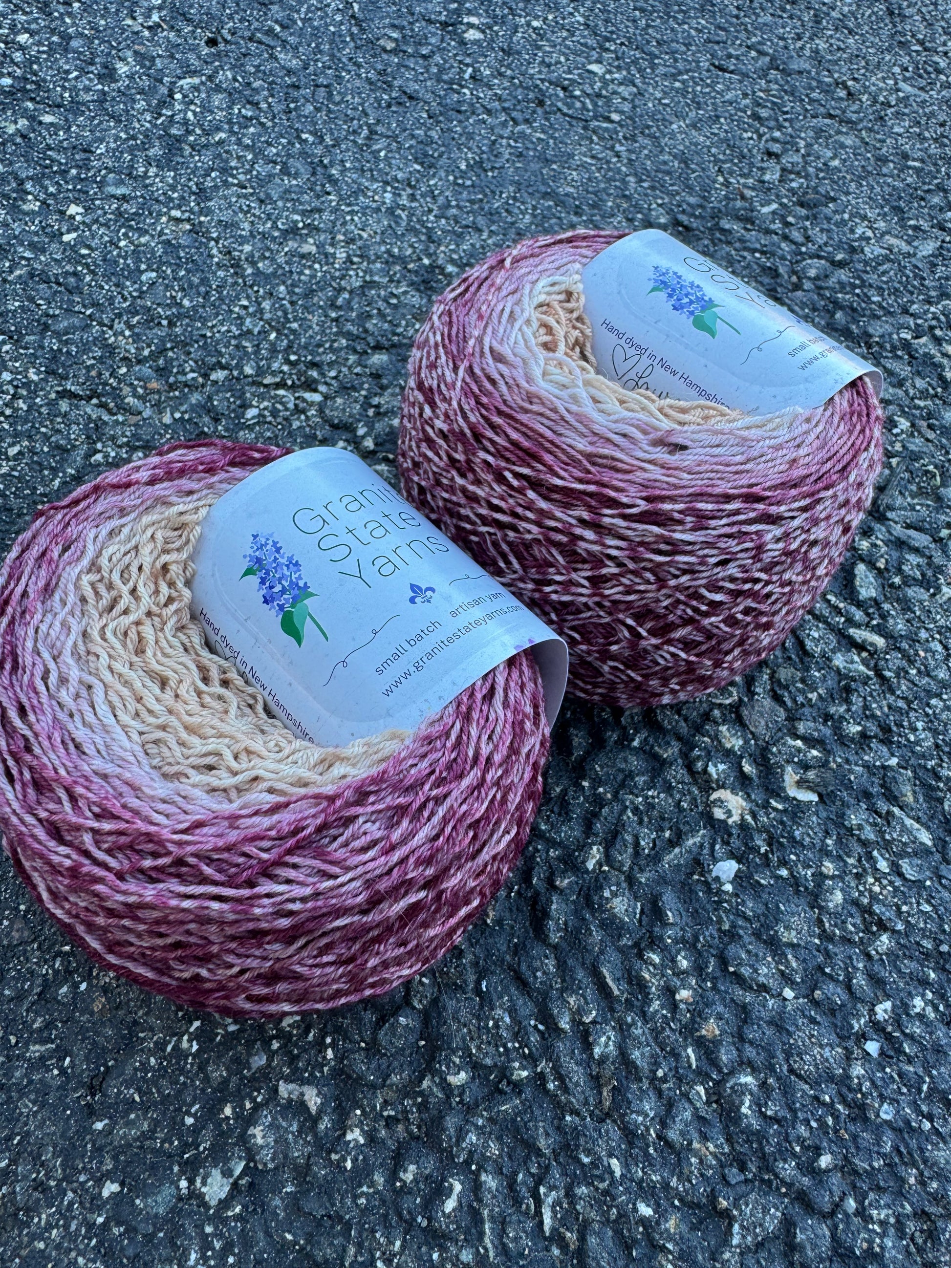 Cranberry Sauce GRADIENT Sock Yarn - Granite State Yarns