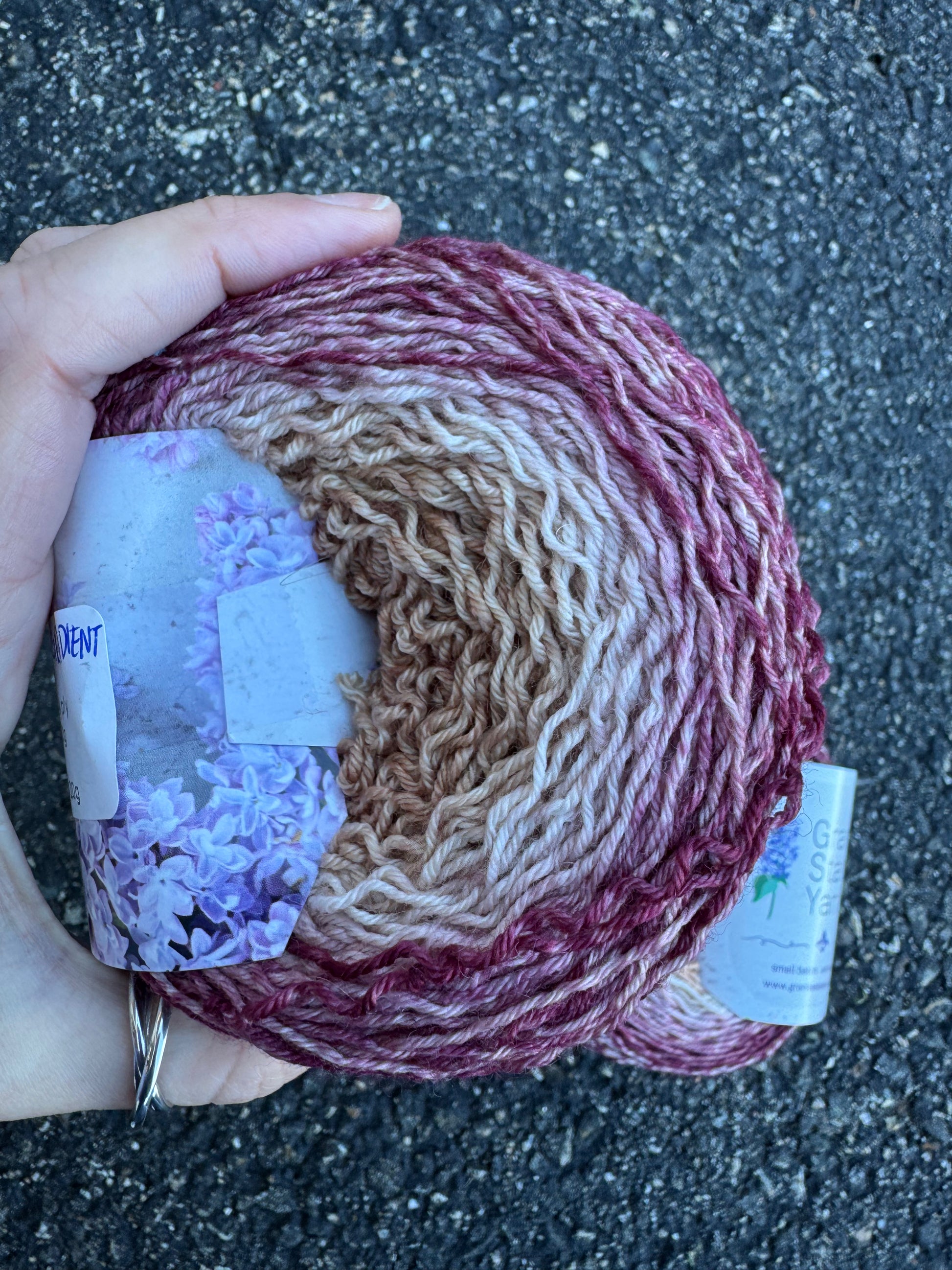 Cranberry Sauce GRADIENT Sock Yarn - Granite State Yarns
