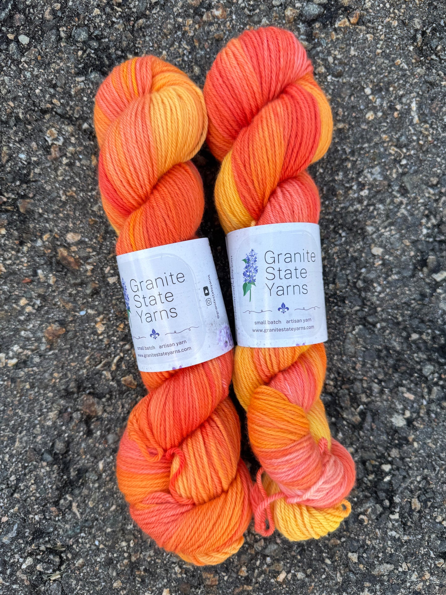 GSY Hand Dyed Worsted Wool Yarn