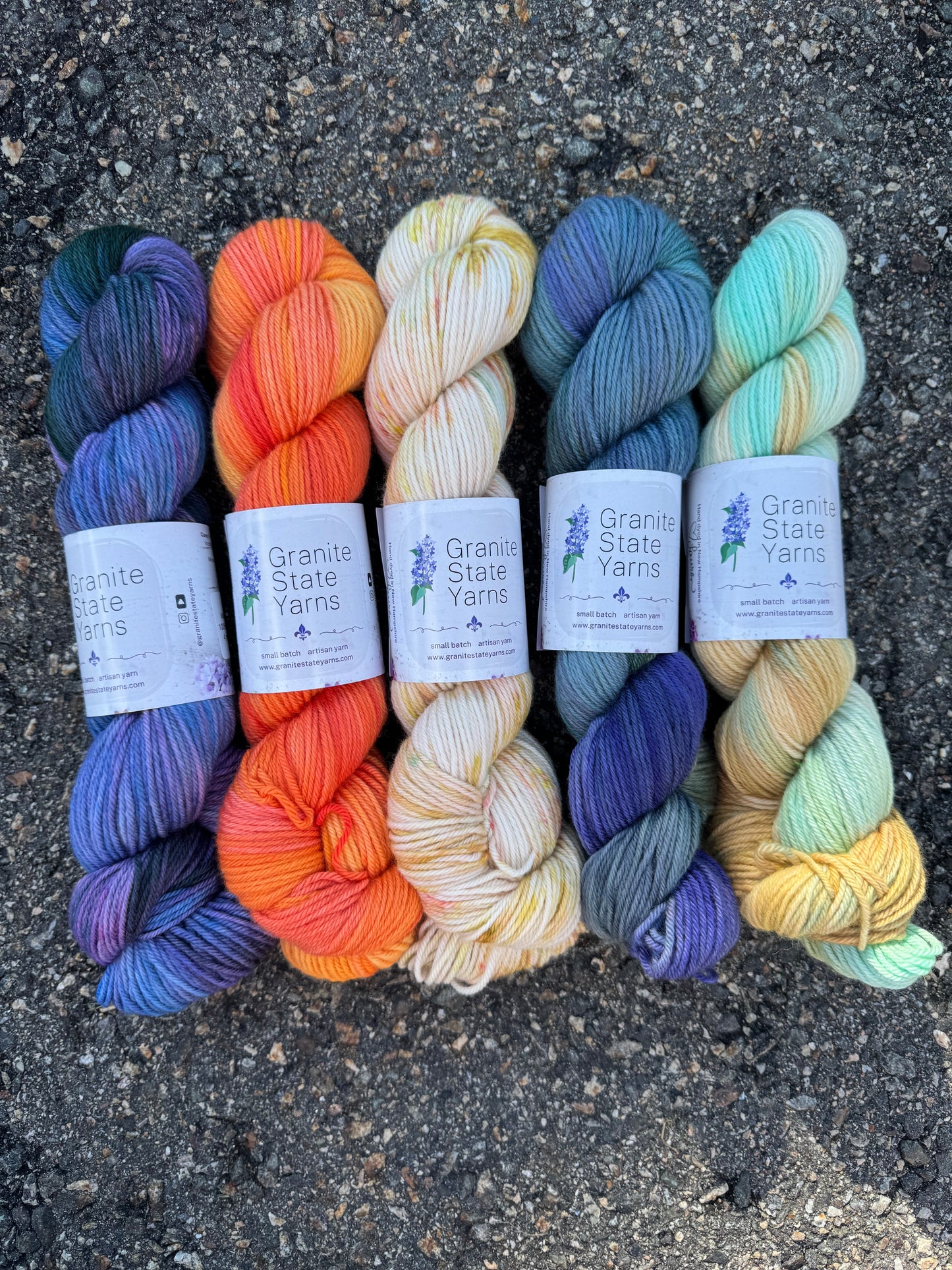 GSY Hand Dyed Worsted Wool Yarn