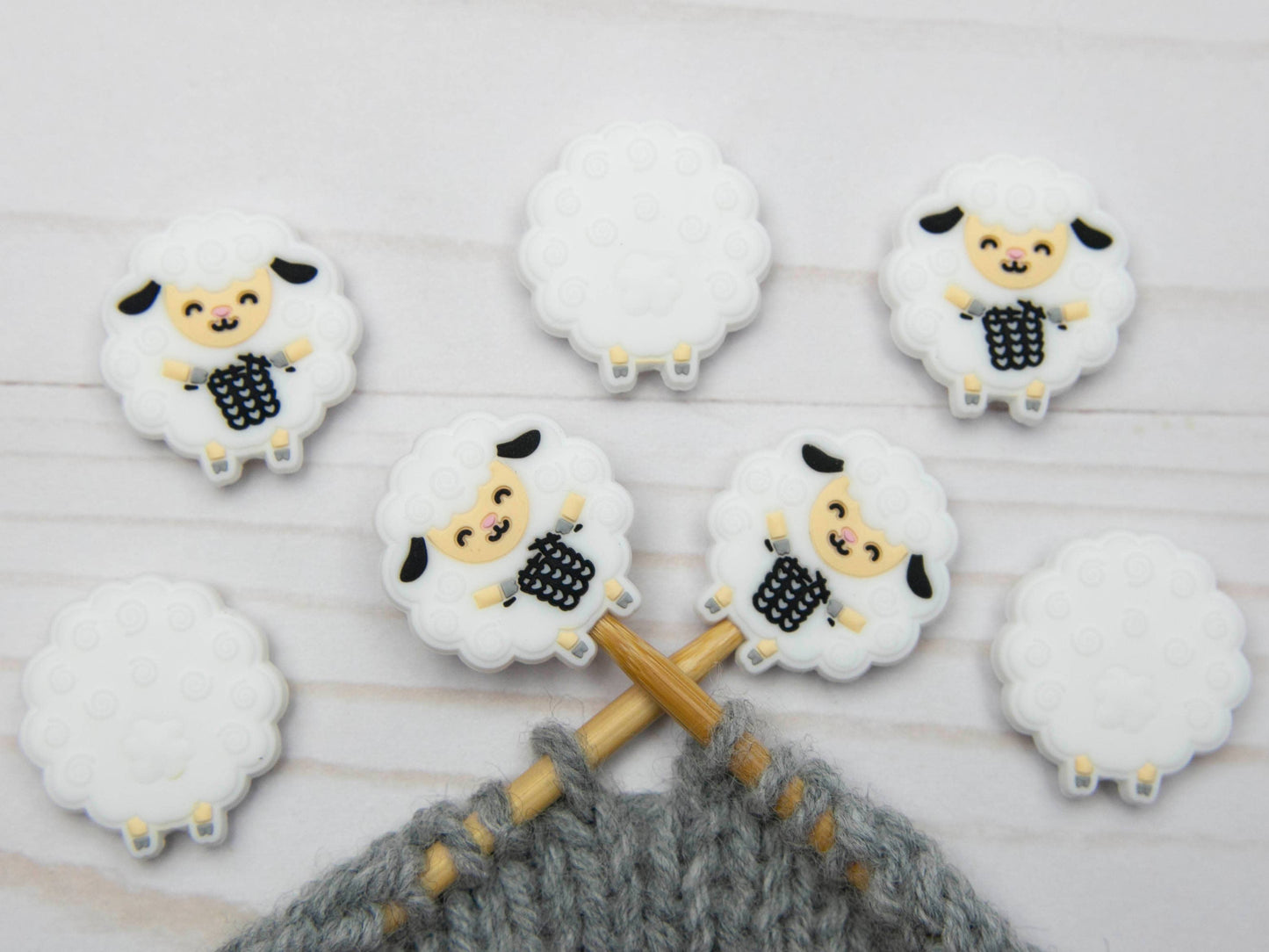 *Small Hole* Knitting Sheep | Stitch Stoppers