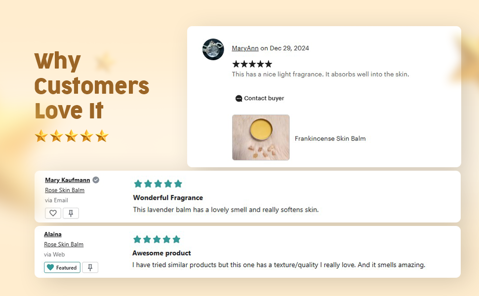 Lavender Skin Balm – Natural Calming Moisturizing Skin Balm