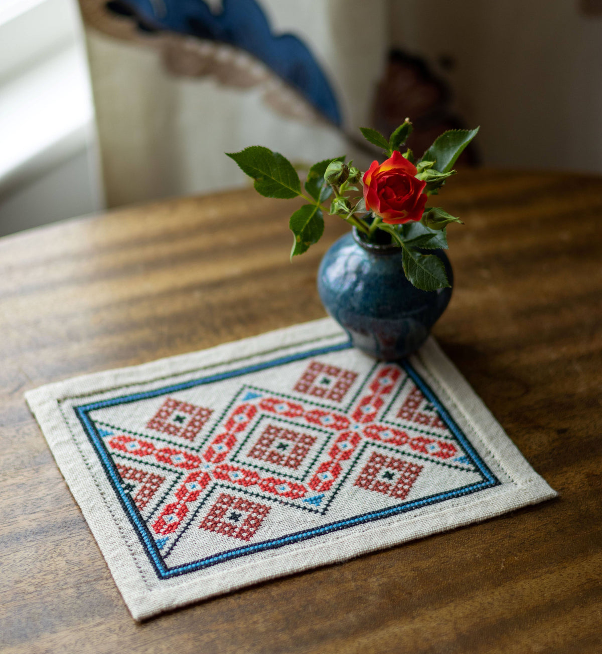 BitKit Balkan Diamond cross stitch kit - Granite State Yarns