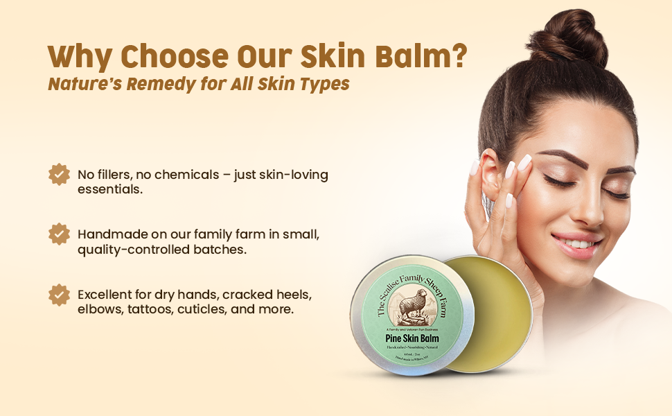 Pine Skin Balm – Natural Moisturizing Pine Balm (2 oz)