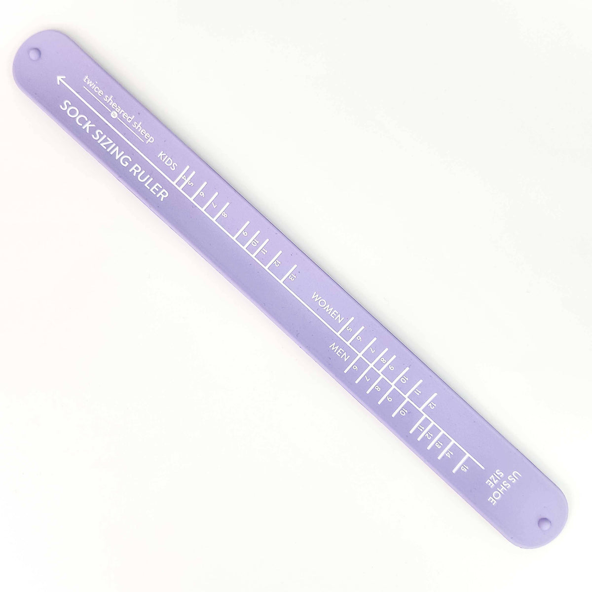 Sock Sizing Ruler - Sock Knitting Bracelet Ruler