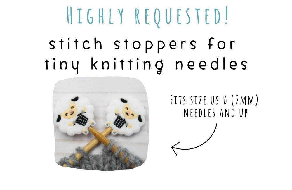 *Small Hole* Knitting Sheep | Stitch Stoppers