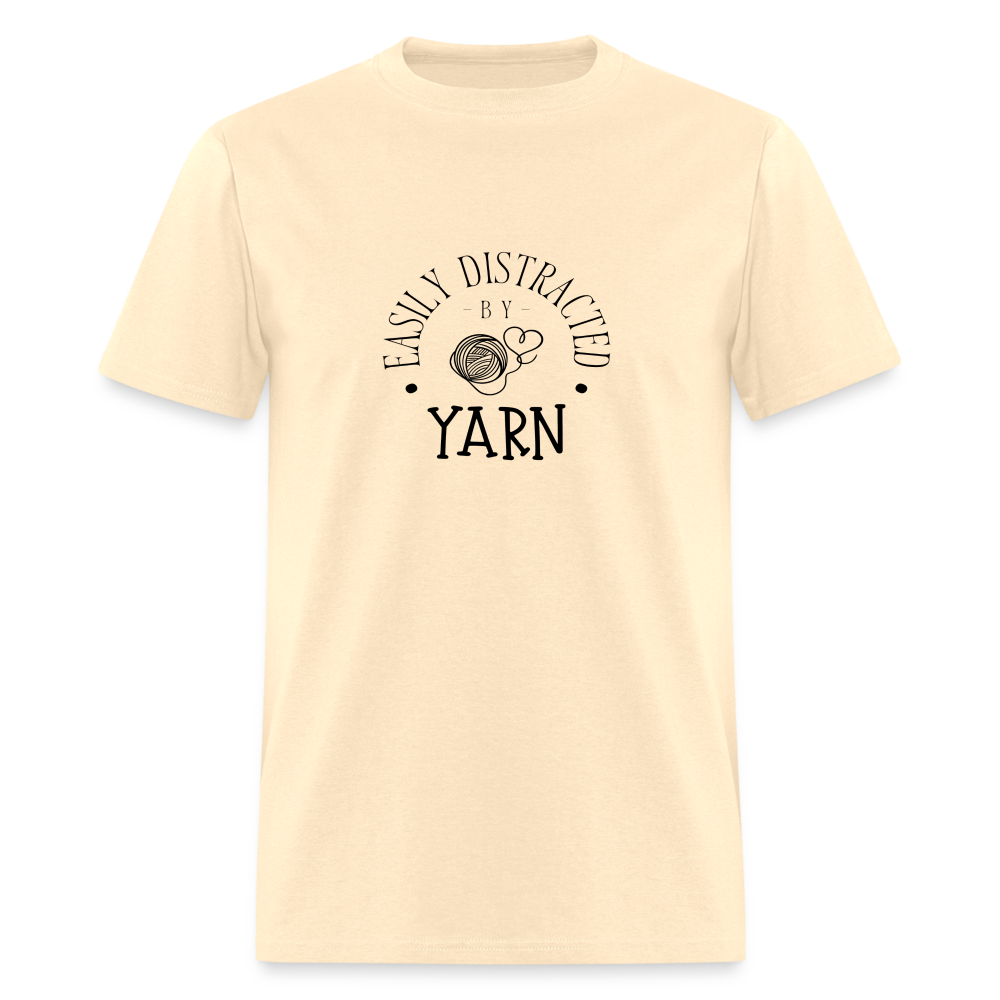 Distracted by Yarn T-Shirt (light) - natural