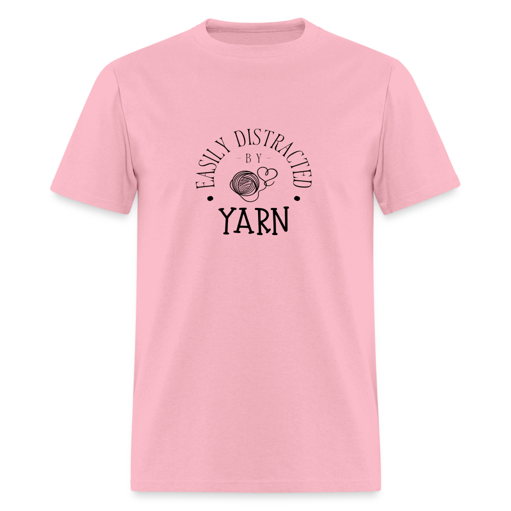 Distracted by Yarn T-Shirt (light) - pink